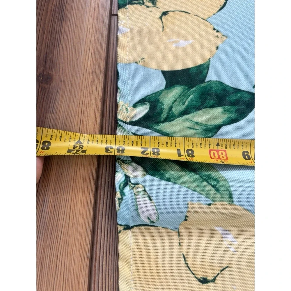 Lemon‎ Tablecloth Spring Summer Table Cloth 83x58 Light Blue Cottagecore